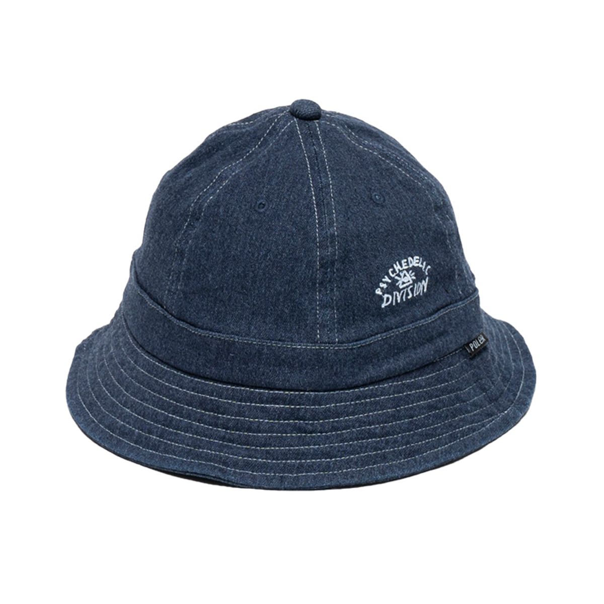 폴러스터프(POLERSTUFF) 워시드 벨 햇 BLUE DENIM