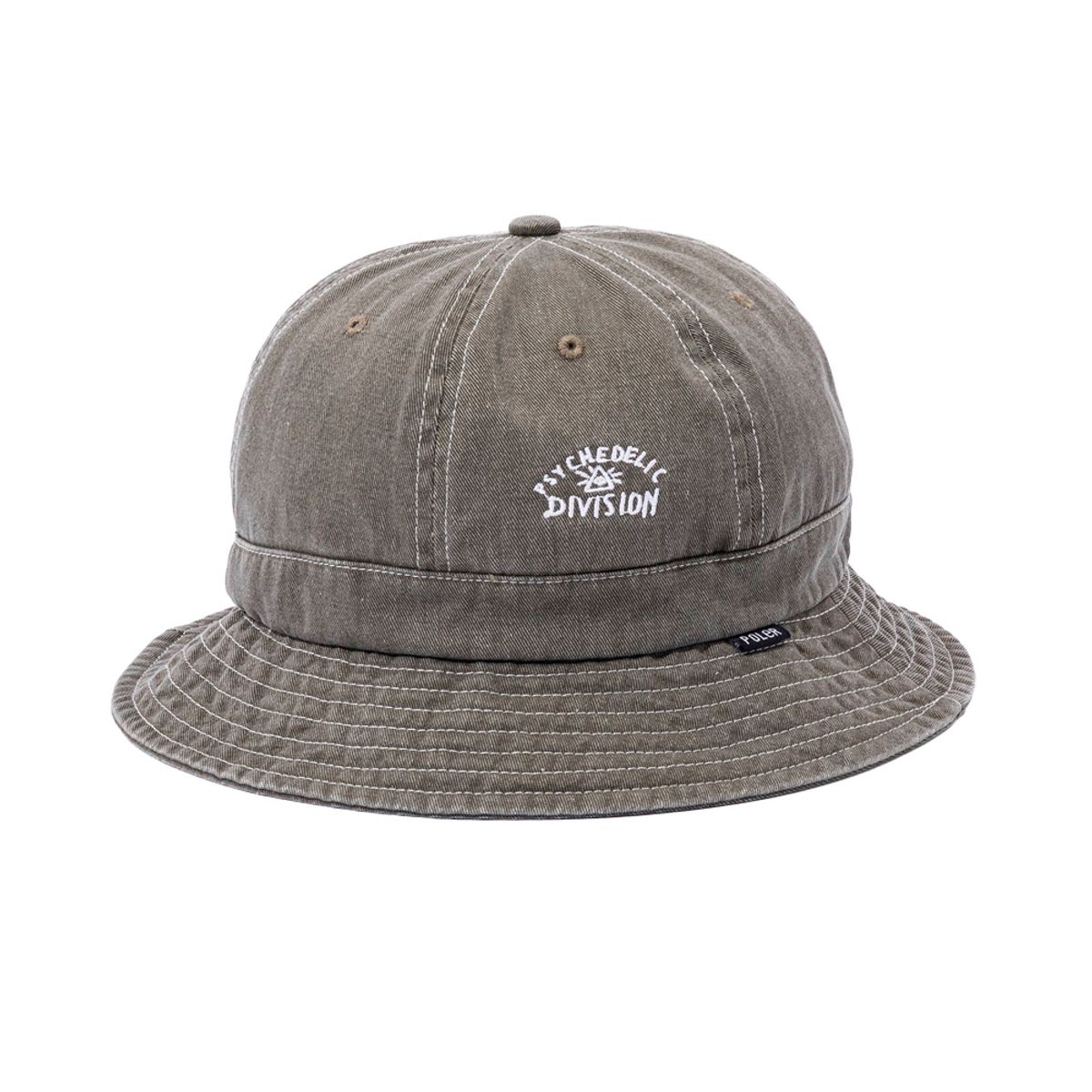 폴러스터프(POLERSTUFF) 워시드 벨 햇 OLIVE DENIM