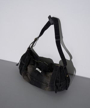 워시드 데님 크로스백