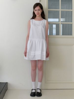 isabel mini dress - white