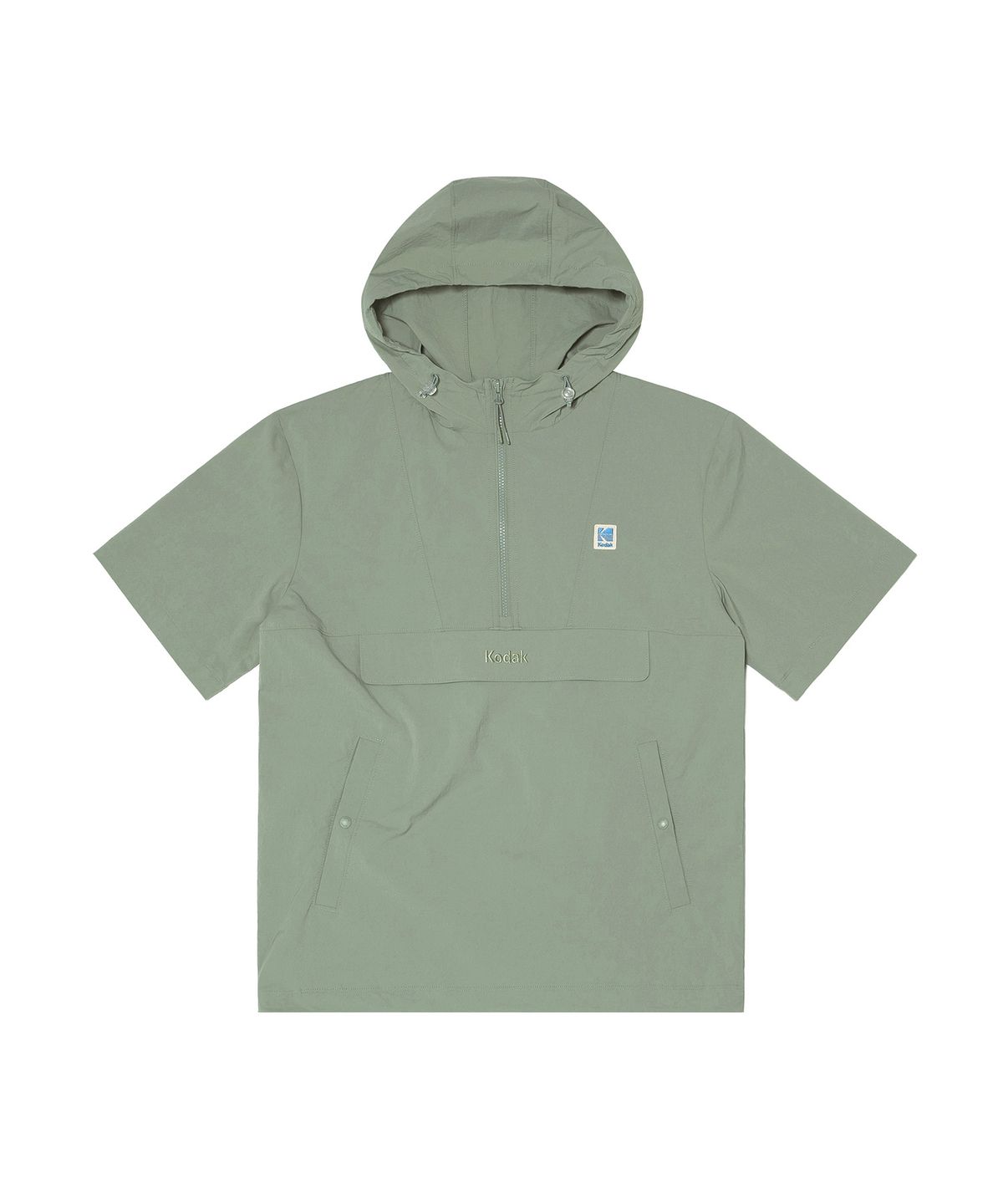 코닥(KODAK) 크로마 브리즈 반팔 후드 아노락 KHAKI