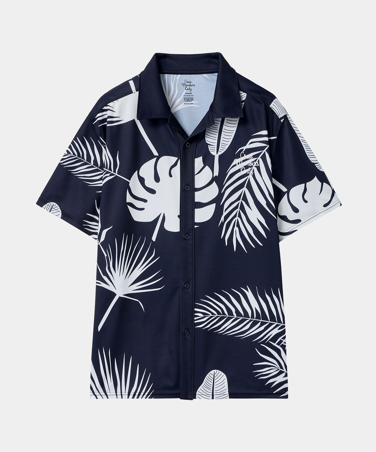크루멤버스온리(CREW MEMBERS ONLY) RESORT SHIRT TROPICAL NAVY