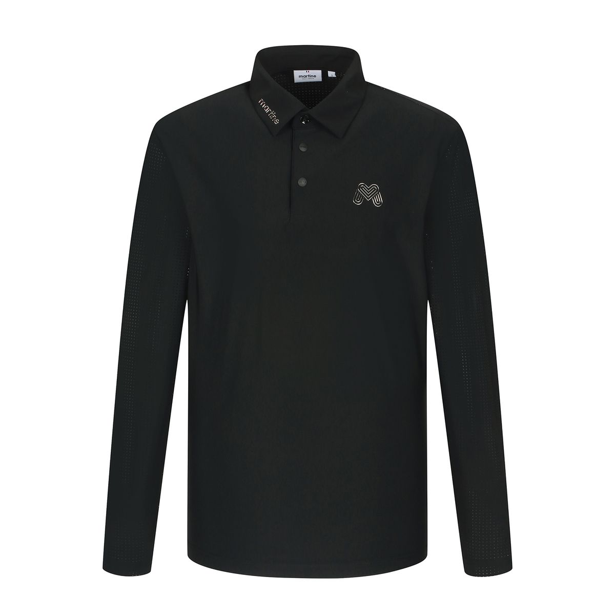 마틴골프(MARTINE GOLF) Collar T-Shirts_Black (Men)