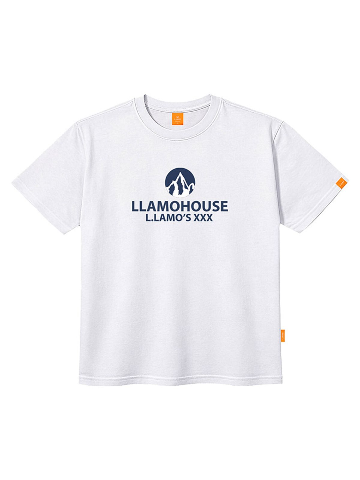 엘라모(LLAMO) 엘라모하우스 반팔티셔츠 남녀공용 빅사이즈 S~4XL
