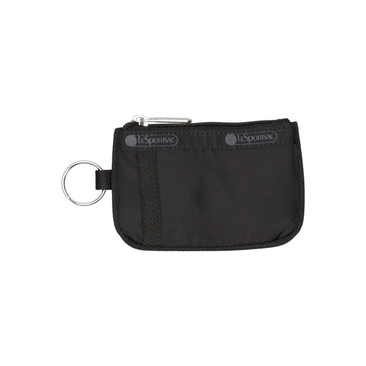 레스포색(LESPORTSAC) 리사이클드 블랙 키 카드 홀더 [4009.R086]