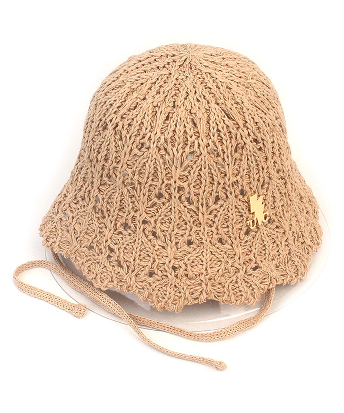 유니버셜 케미스트리(UNIVERSAL CHEMISTRY) Summer String Beige Bonnet Hat 여름버킷햇