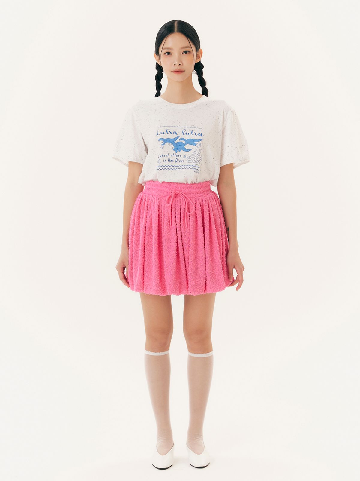 유가당(YUGADANG) Balloon mini skirt_pink