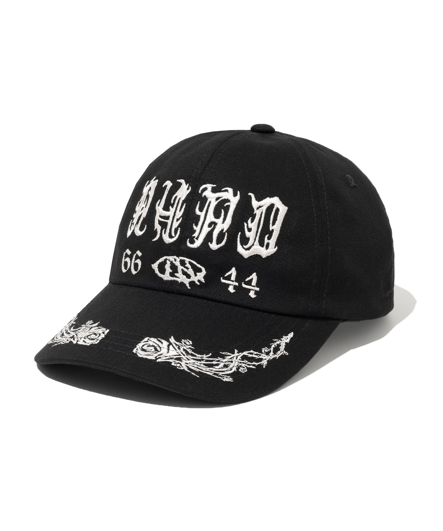 【NOT4NERD】Pointed Logo Ball Cap - Black MUSINSA | NOT4NERD Rose Thorn Ball Cap - Black