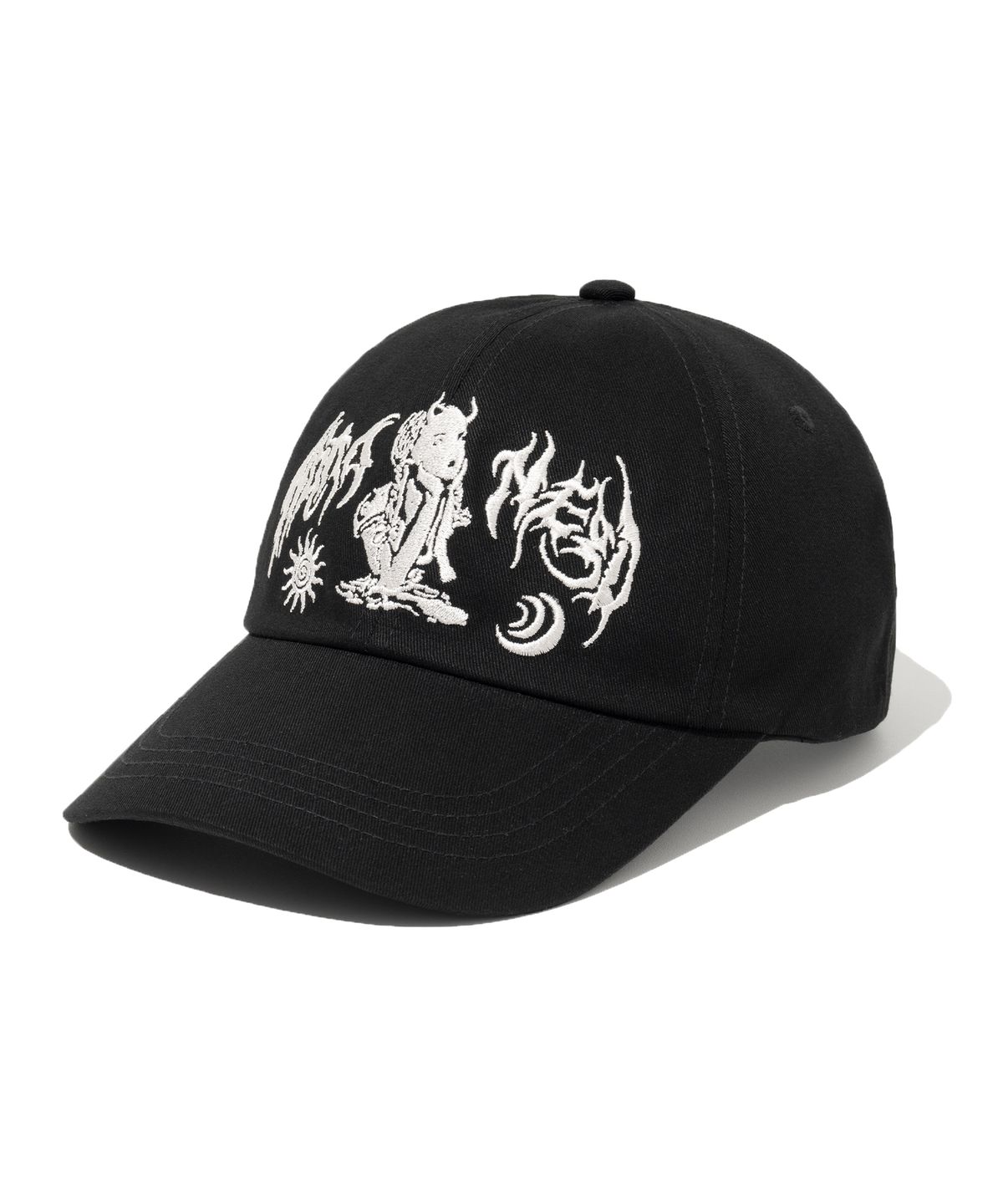 낫포너드(NOT4NERD) Devil Girl Ball Cap - Black