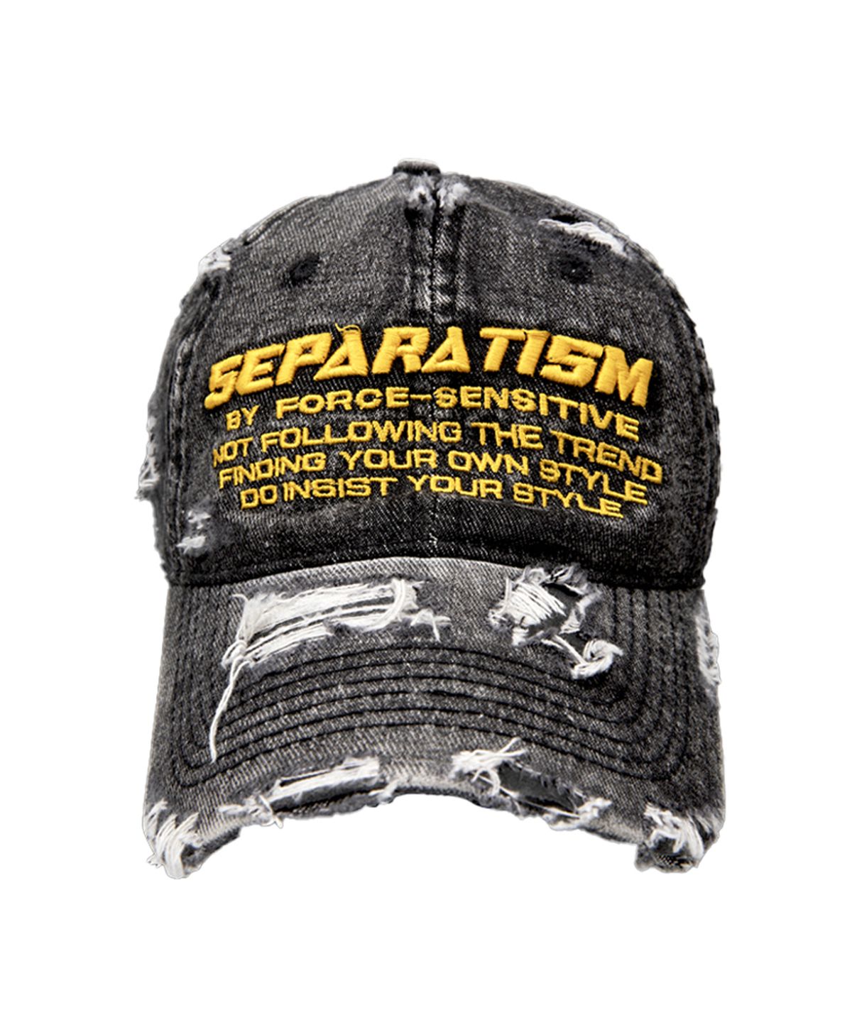 포스센스티브(FORCESENSITIVE) SEPARATISM DENIM BALL CAP
