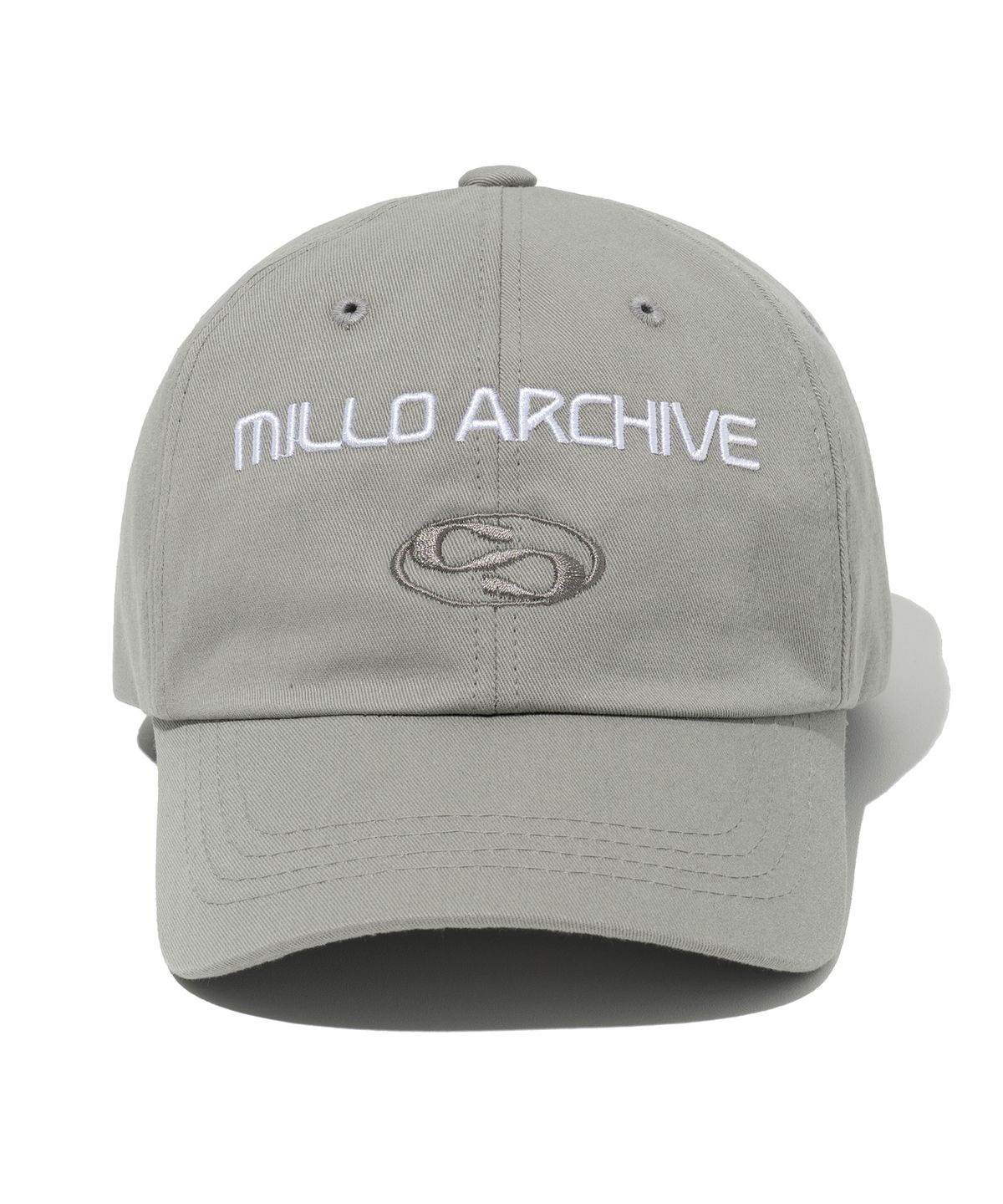 밀로 아카이브(MILLO ARCHIVE) 클리어 엠블럼 볼 캡 [그레이]
