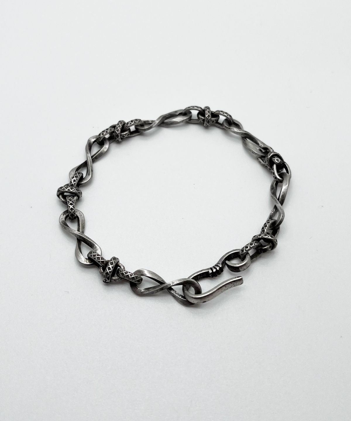섹스토(SEXTO) [팔찌][써지컬스틸]831 Chain Bracelet Vintage Silver
