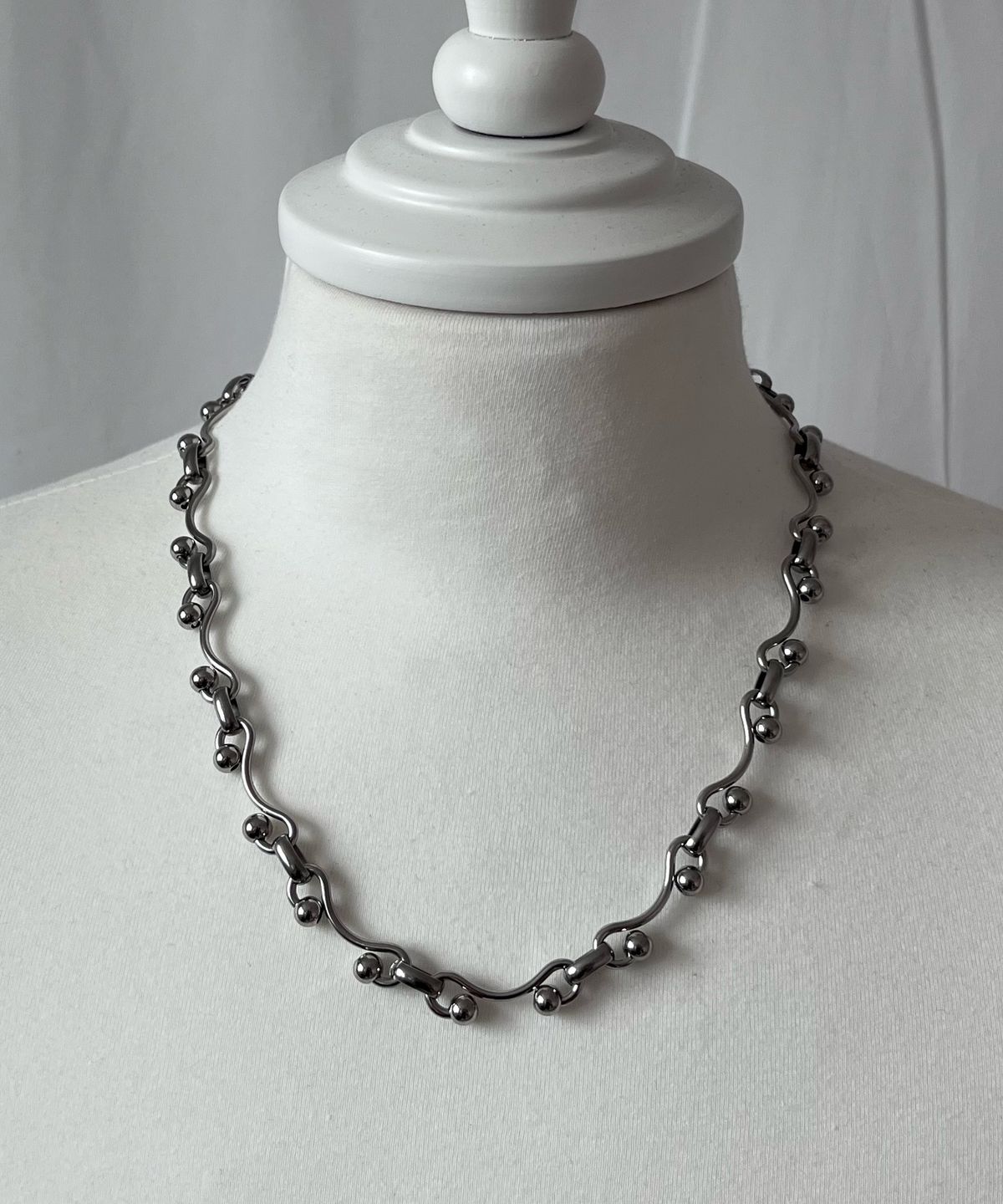 섹스토(SEXTO) [목걸이][써지컬스틸]383 Chain Necklace Silver