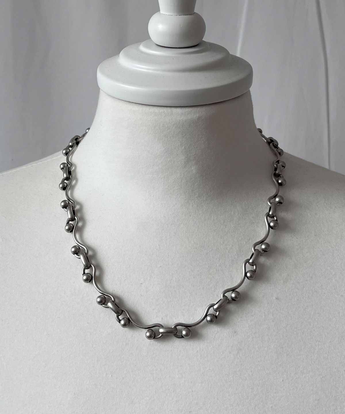 섹스토(SEXTO) [목걸이][써지컬스틸]383 Chain Necklace Vintage Silver