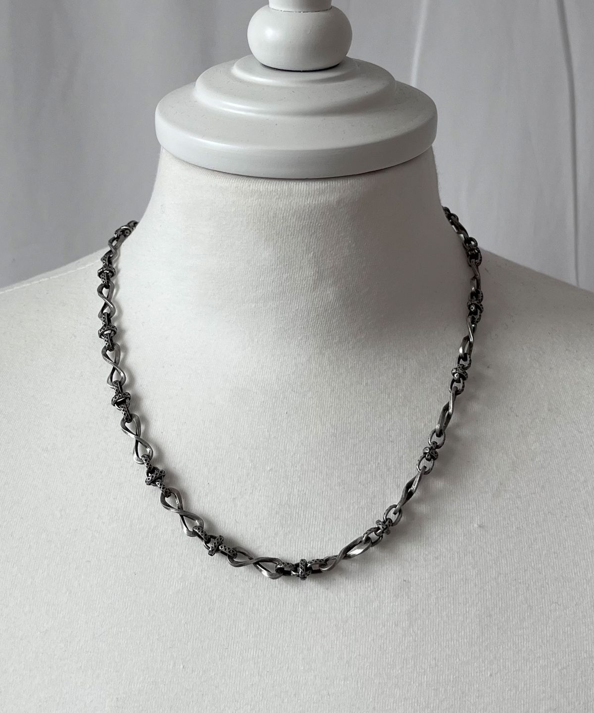섹스토(SEXTO) [목걸이][써지컬스틸]831 Chain Necklace Vintage Silver