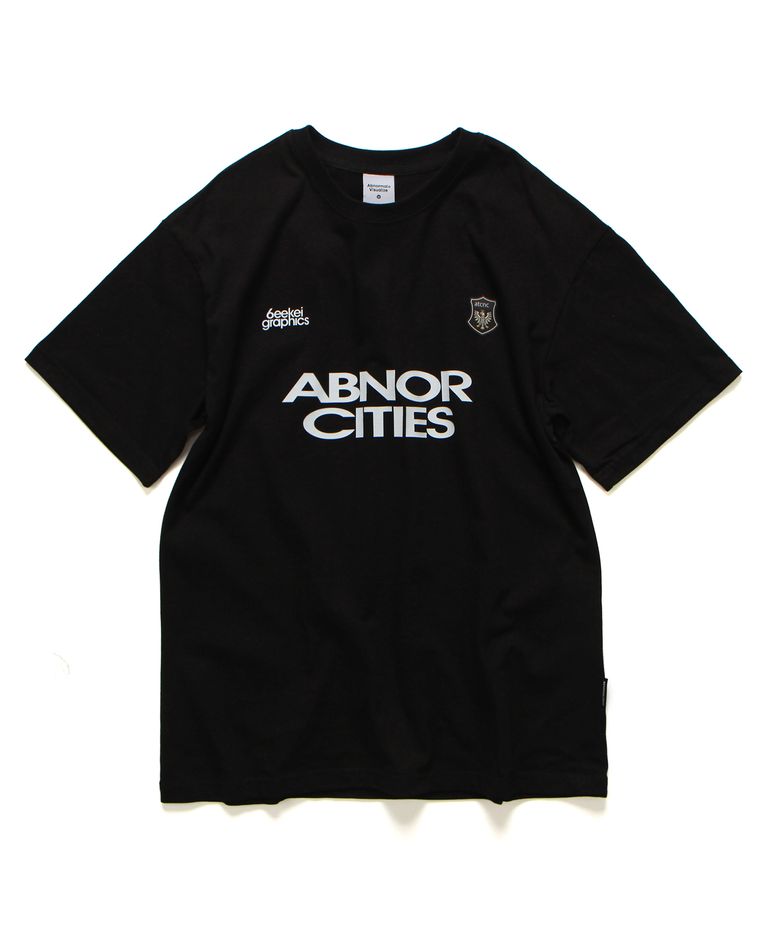 앱놀시티즈 티셔츠 블랙 (ABNORCITIES T-SHIRT BLACK)