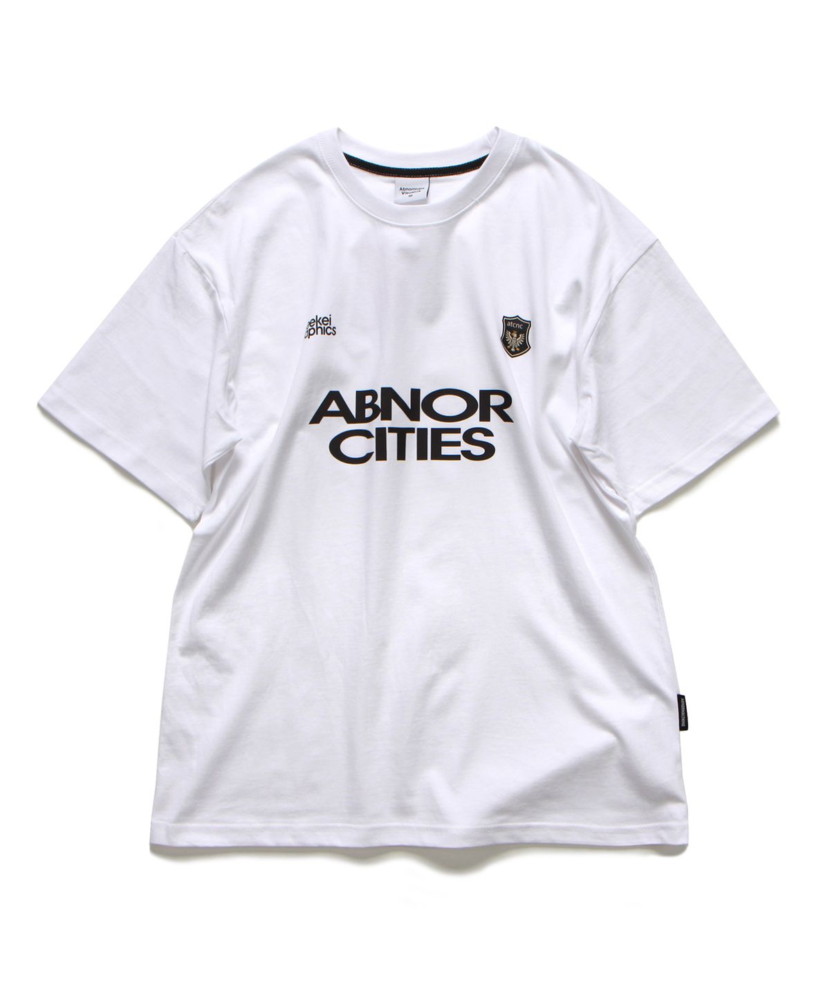 앱놀머씽(ABNORMALTHING) 앱놀시티즈 티셔츠 화이트 (ABNORCITIES T-SHIRT WHITE)