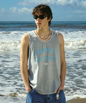 로스엔젤레스 피그먼트 슬리브리스 라이트그레이 FSL108