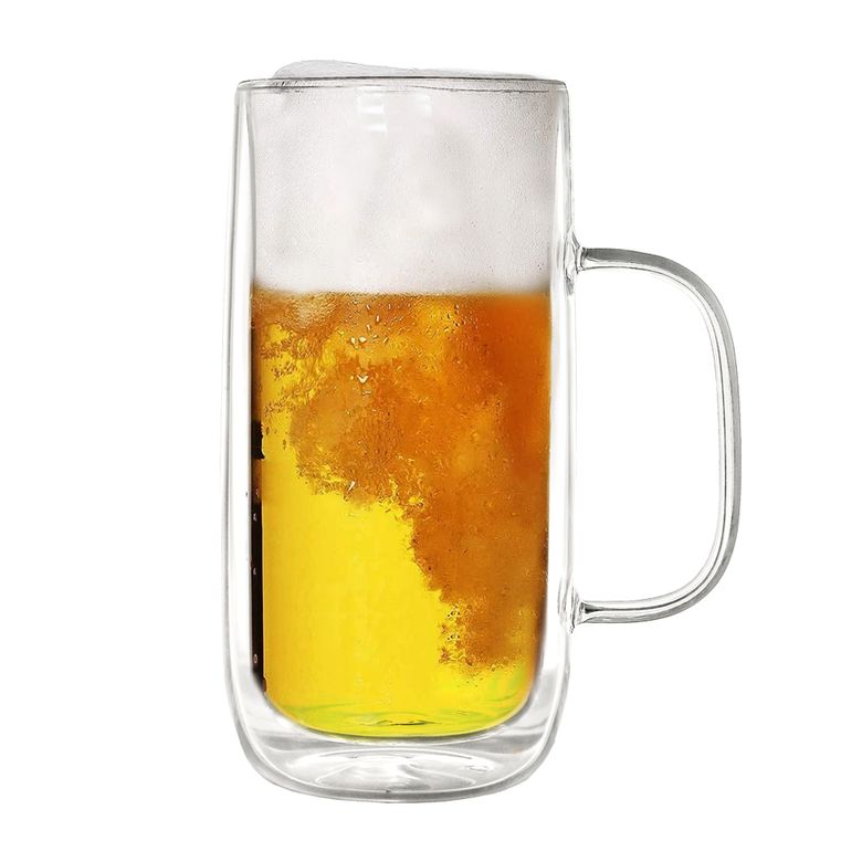 더블월 클래식 이중 내열유리컵/맥주잔 600ml