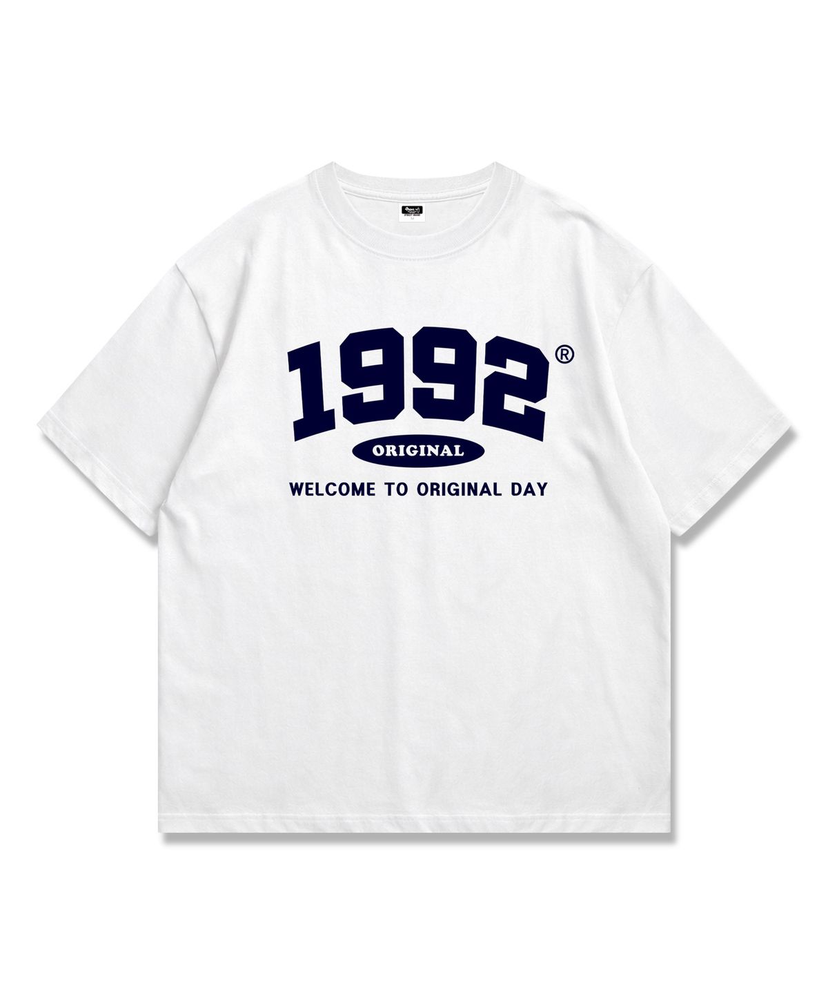 오리지널데이(ORIGINALDAY) Original 1992 오버핏 반팔 티셔츠 White