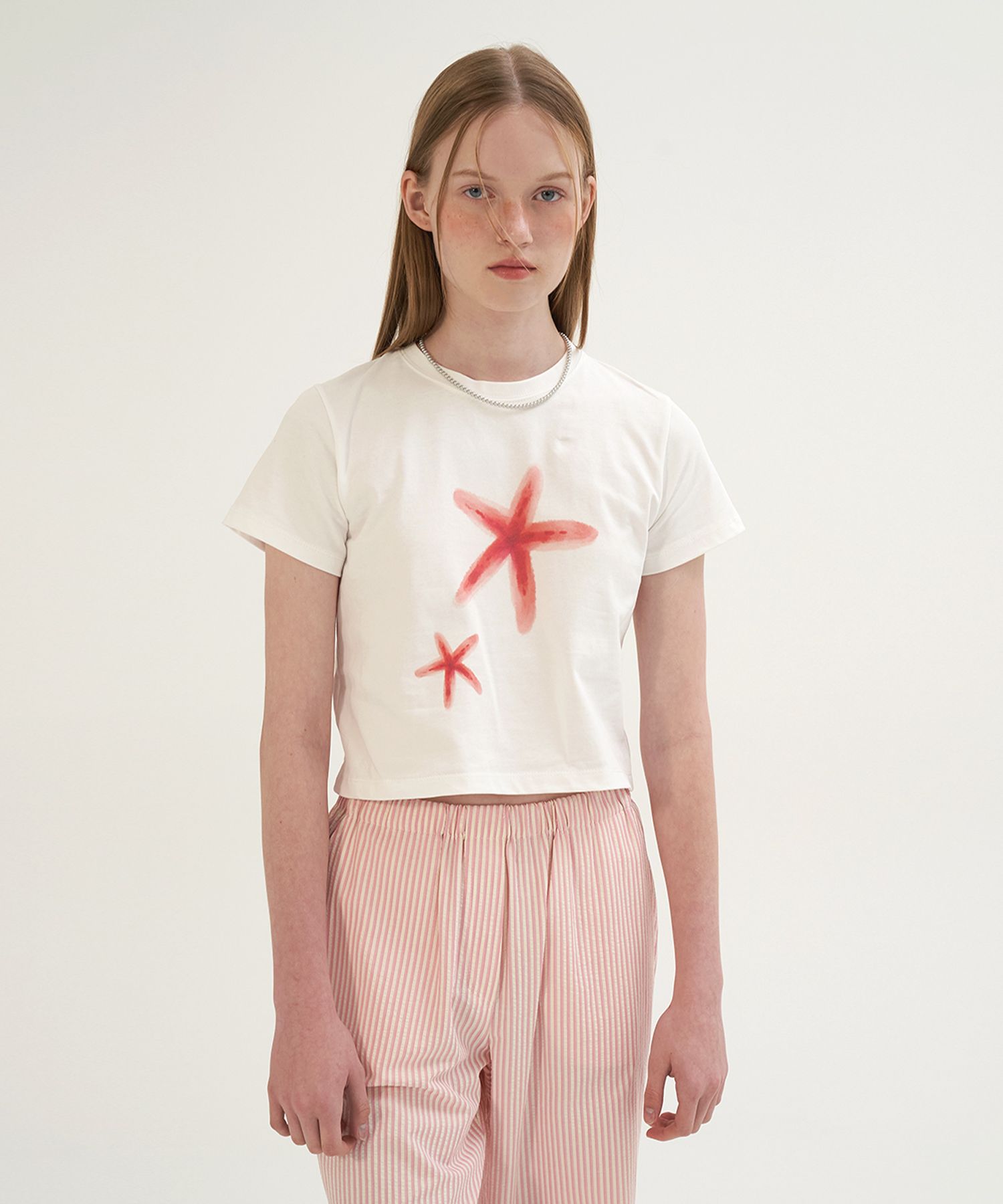 [SOMEWHERE BUTTER]★24SS★韓国人気★Starfish crop top BOTTOM - SOMEWHERE BUTTER.