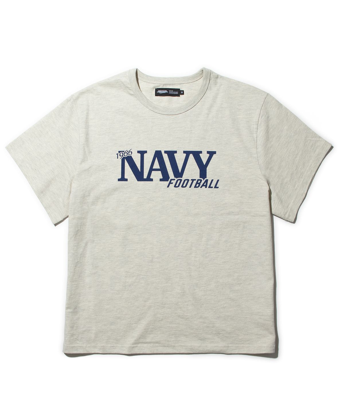 딤스킨(DIMSKIN) NAVYs 1966 TEE_1% OATMEAL