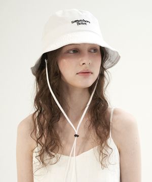 Wave logo safari hat - 4color