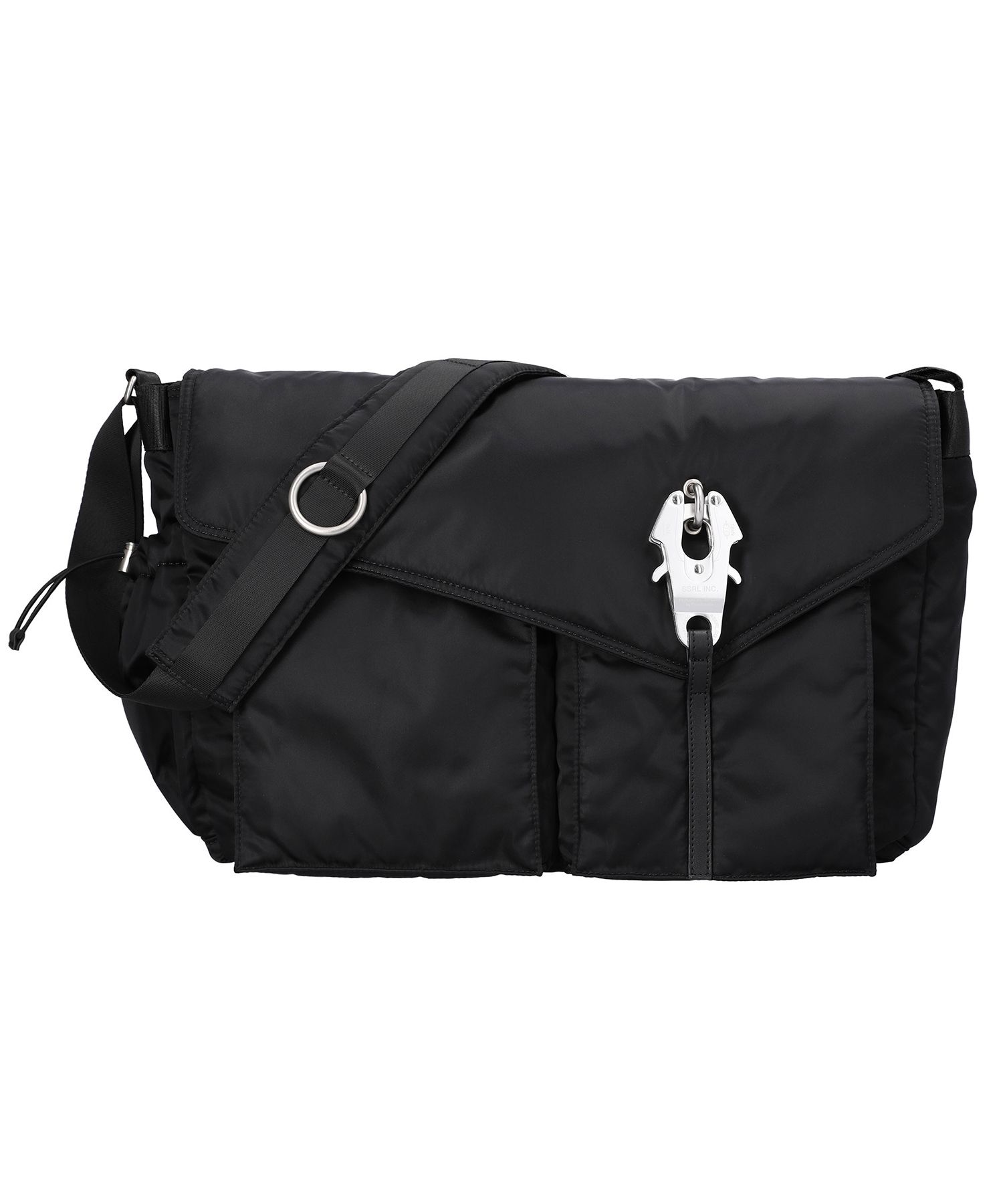 【SSRL】raven oblique messenger bag★人気★男女兼用★追跡付 MUSINSA公式 | SSRL Raven Oblique Messenger Bag / Black