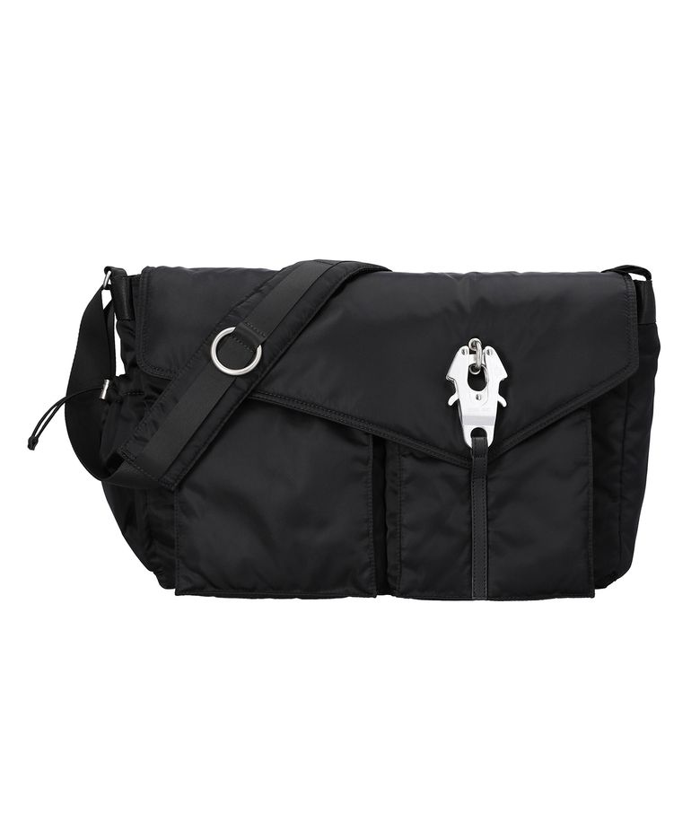 Raven Oblique Messenger Bag / Black