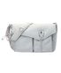 Raven Oblique Messenger Bag / Silver