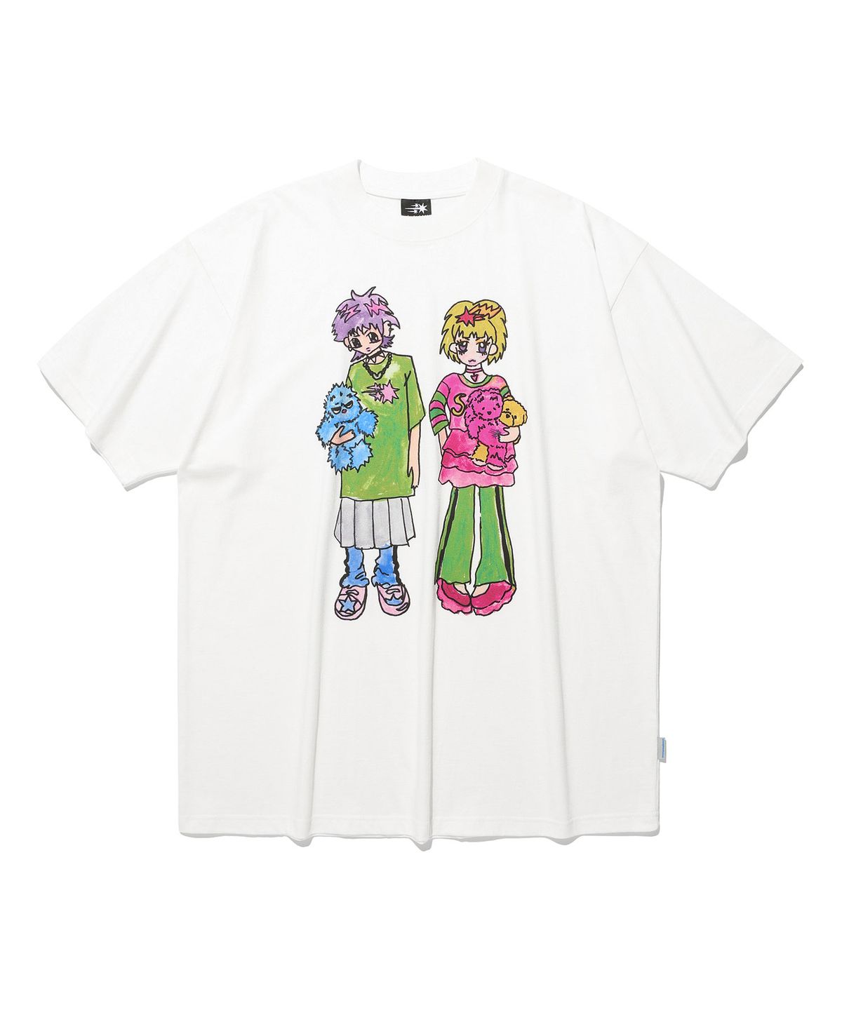 나이스고스트클럽(NICEGHOSTCLUB) [X SOULPUSSSY CAT]GHOSTSOULGIRL BIG BIG TEE_WHITE(NG2FMUT511A)