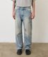 vintage washing denim pants (light blue)