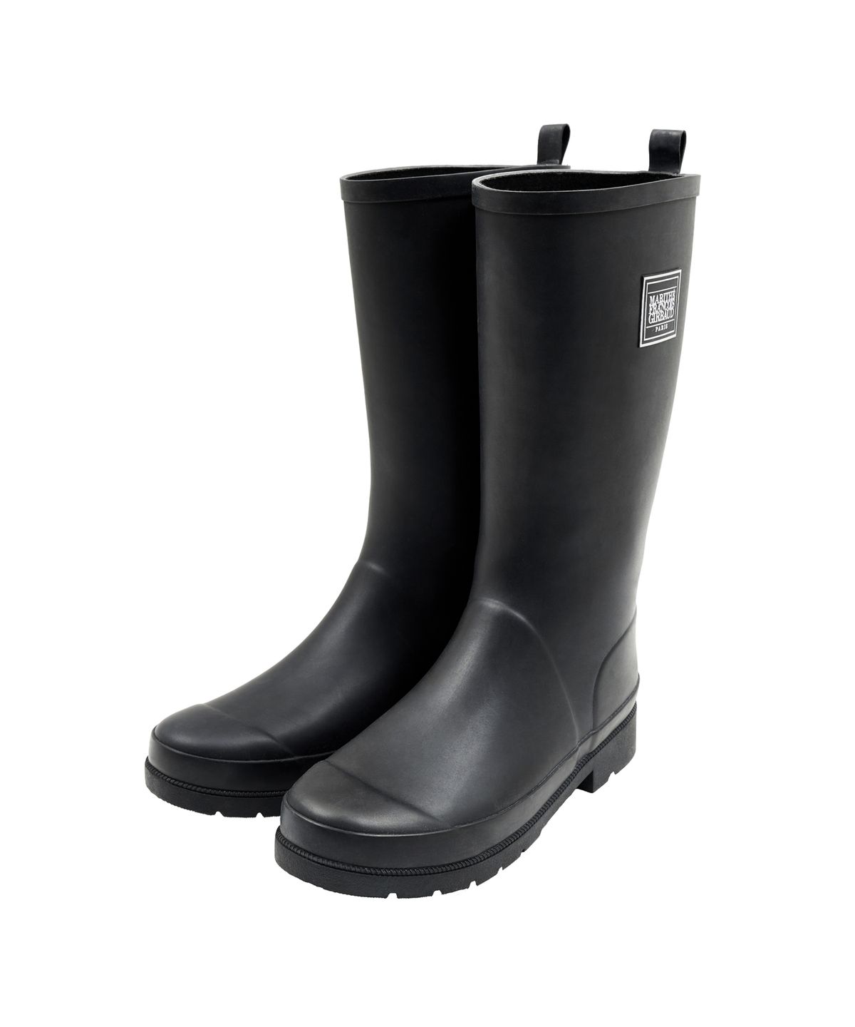 마리떼 프랑소와 저버(MARITHÉ + FRANҪOIS GIRBAUD) CLASSIC LOGO RAIN BOOTS MID black