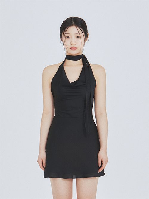 ワンピース Not your rose Shirring scarf dress BKS1019 Not your rose Shirring scarf dress BKS1019 (Not your rose