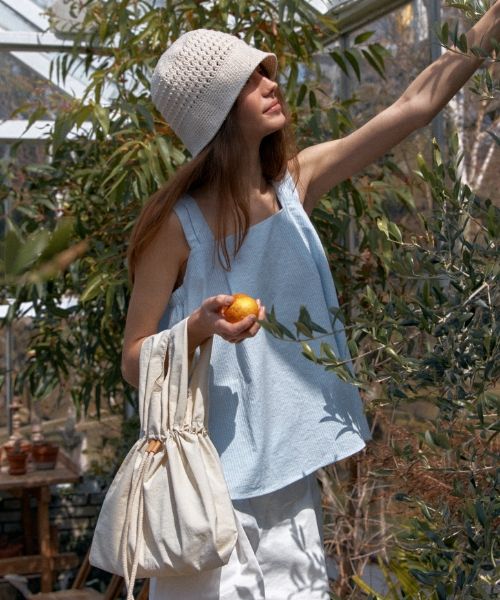 MUSINSA DEPOUND String Coffee Bag [Ivory]