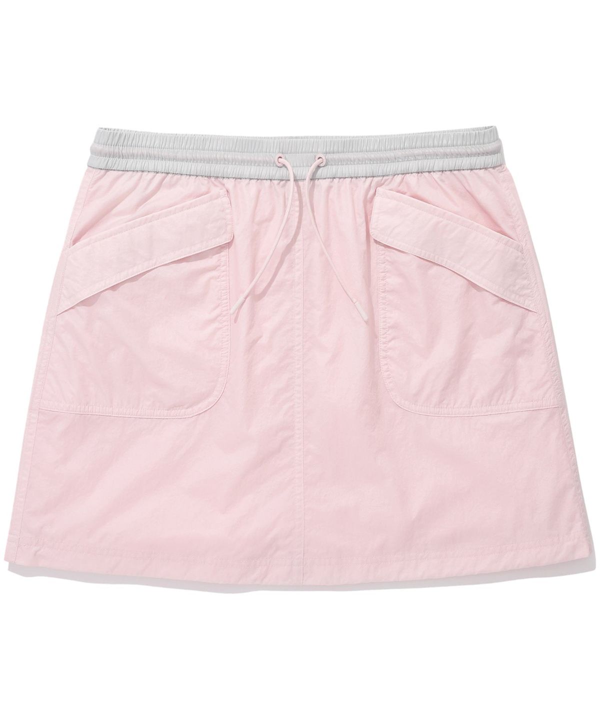 커버낫 우먼(COVERNAT WOMAN) 우먼 실키 나일론 벌룬 미니 스커트 Light Pink