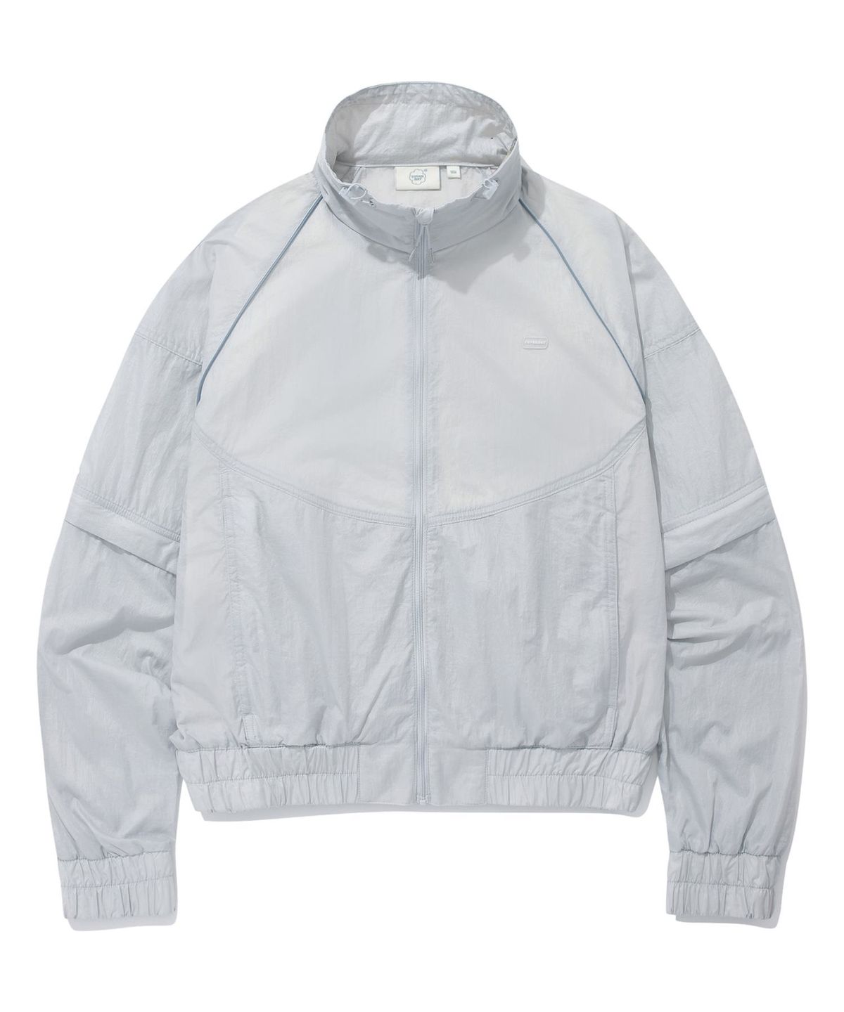 커버낫 우먼(COVERNAT WOMAN) 우먼 실키 나일론 디테처블 점퍼 Light Gray