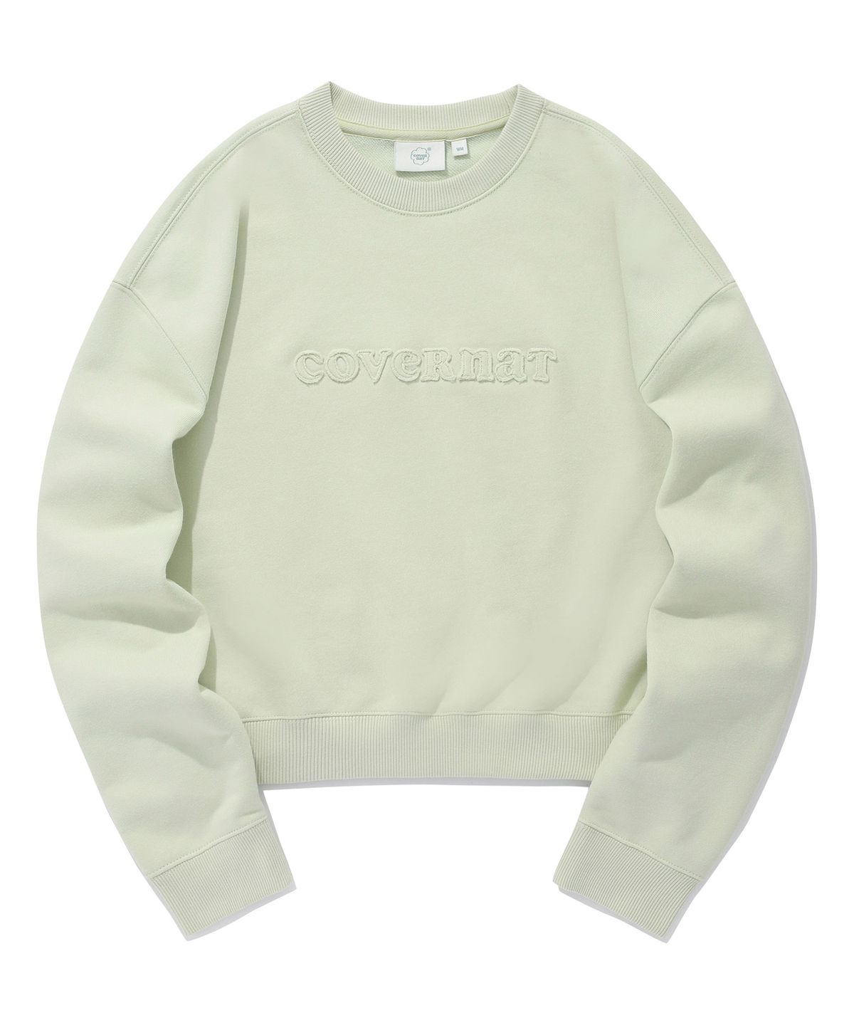 커버낫 우먼(COVERNAT WOMAN) 우먼 쿠퍼 로고 맨투맨 Light Green
