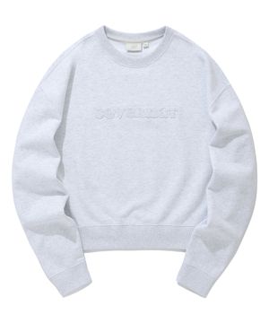 우먼 쿠퍼 로고 맨투맨 Heather Gray