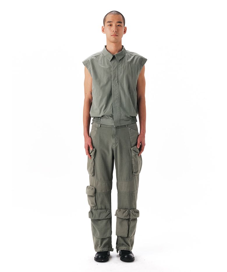 UTILITY CARGO PANTS OLIVE