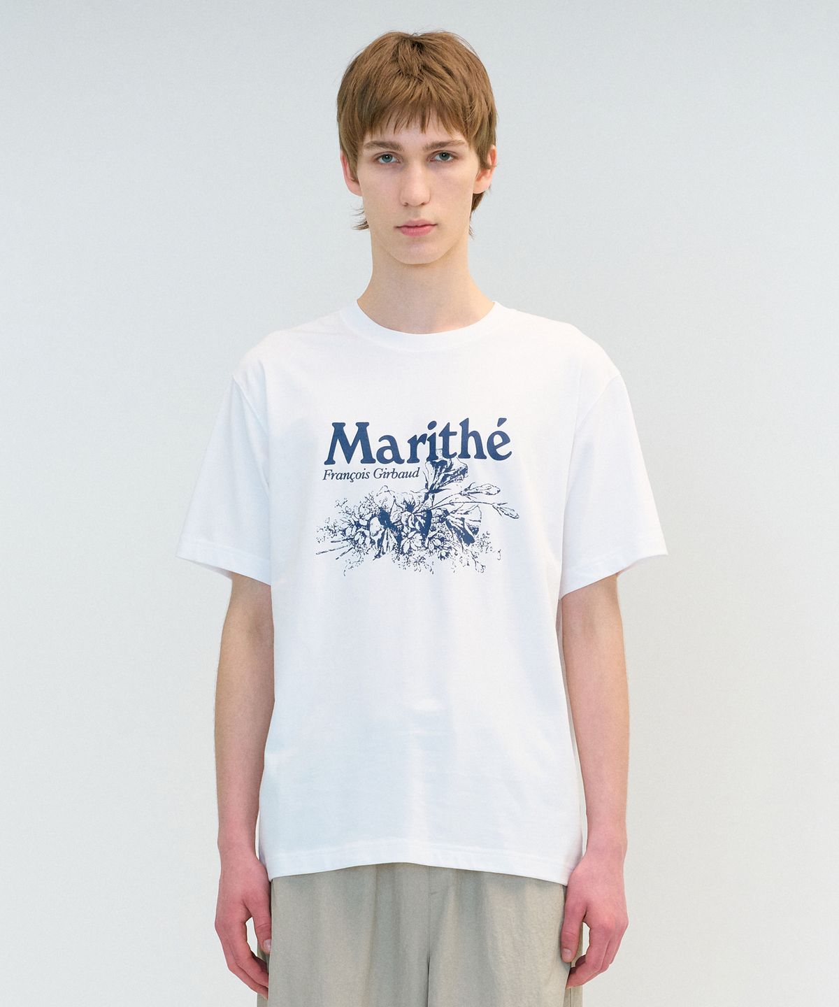 마리떼 프랑소와 저버(MARITHÉ + FRANҪOIS GIRBAUD) FLOWER TEE white