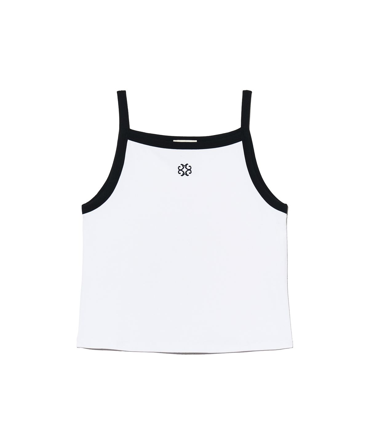 마리떼 프랑소와 저버(MARITHÉ + FRANҪOIS GIRBAUD) W COLOR BLOCK SQUARE NECK SLEEVELESS white