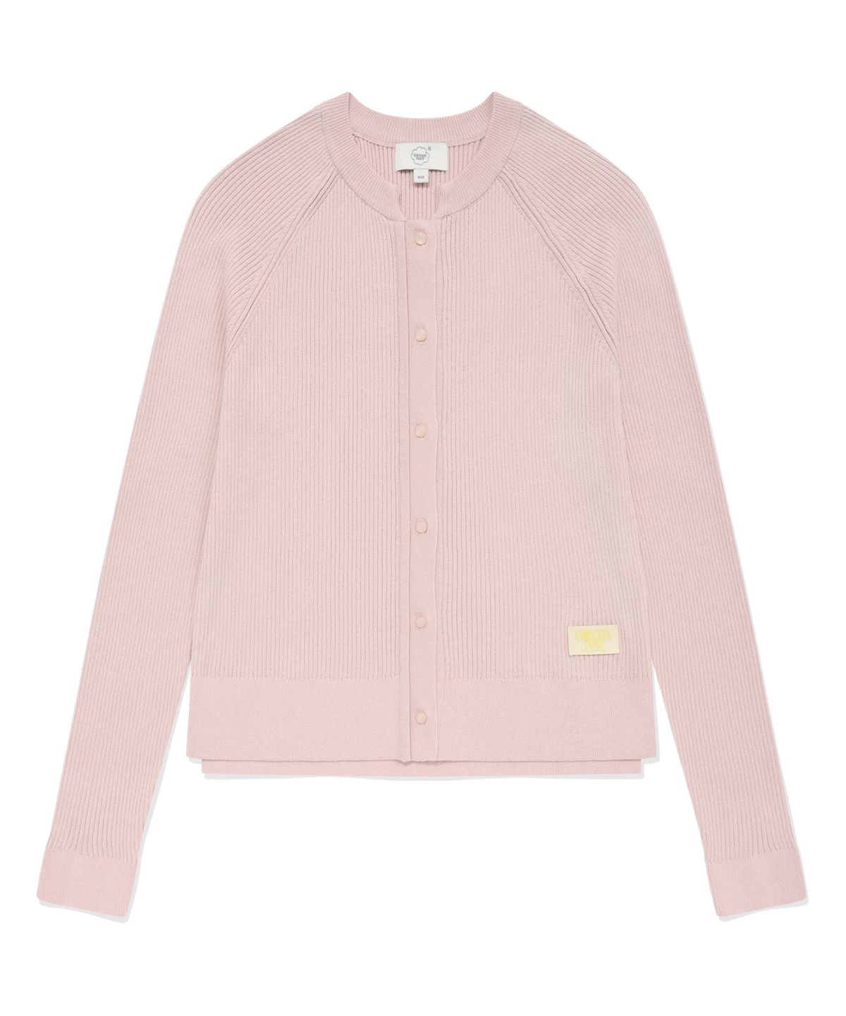 커버낫 우먼(COVERNAT WOMAN) 우먼 언발란스 니트 가디건 Light Pink