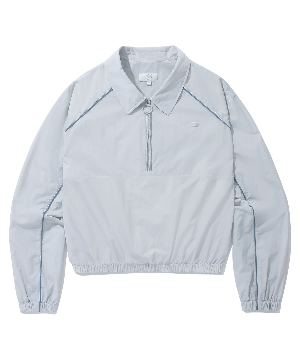 커버낫 우먼(COVERNAT WOMAN) 우먼 파이핑 컷아웃 아노락 Light Gray