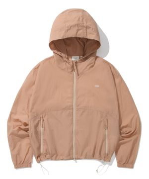 우먼 시어나일론 패커블 윈드브레이커 점퍼 Salmon