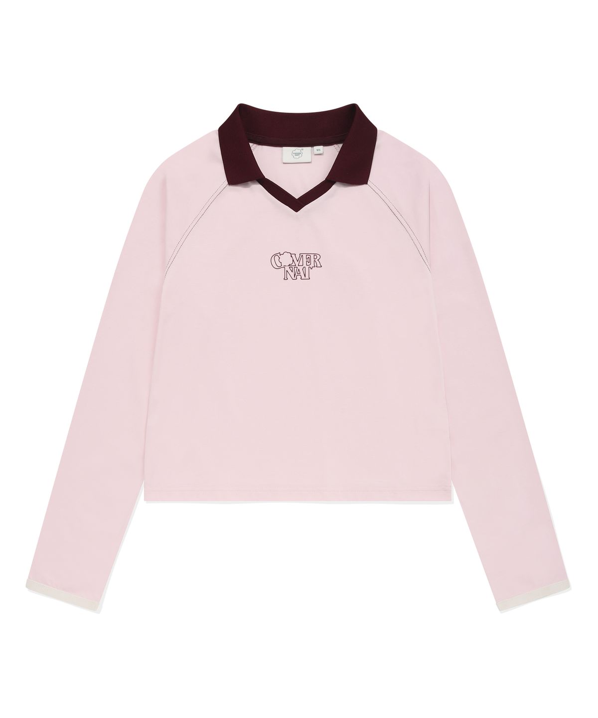 커버낫 우먼(COVERNAT WOMAN) 우먼 트랙 롱슬리브 Light Pink