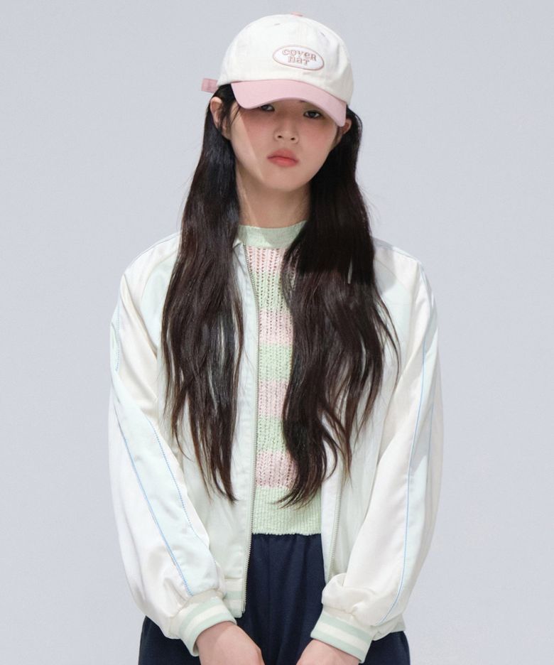 우먼 아치 클로버하트 스카잔 자켓 Light Green