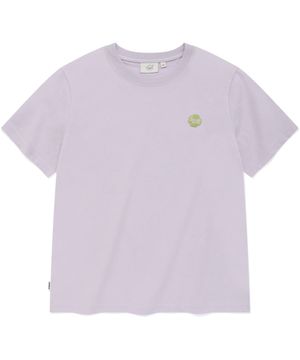 우먼 스몰 클로버하트 티셔츠 Light Purple