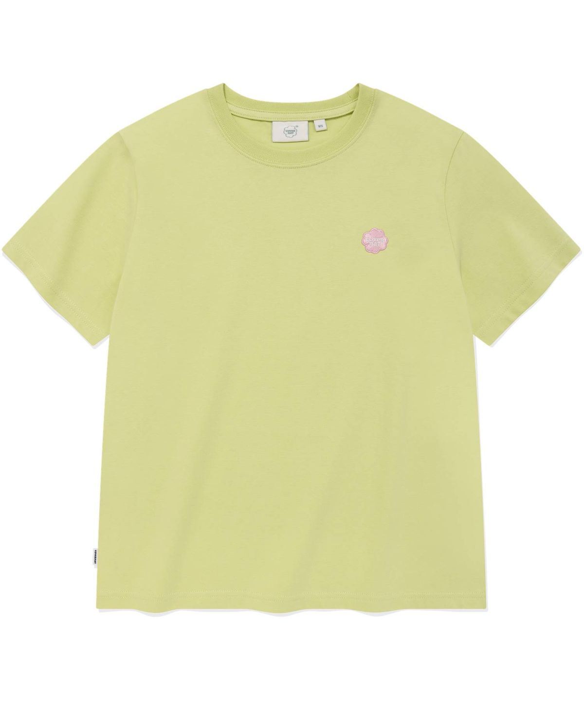 커버낫 우먼(COVERNAT WOMAN) 우먼 스몰 클로버하트 티셔츠 Lime