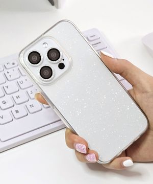 아이폰15 14 13 글리터 펄 케이스(카메라+메탈 글리터링 필름 세트)